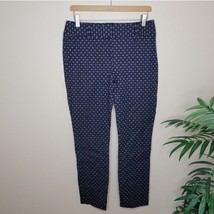 Loft | Marisa Skinny Diamond Print Pants, womens size 4 - £13.69 GBP
