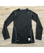 Nike Pro-Compression Shirt Youth Boy&#39;s XL Black Stretchy Style #273912-010 - £13.24 GBP