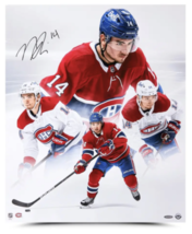 Nick Suzuki Autographed Montreal Canadiens 20&quot; x 24&quot; Photo Collage UDA - £350.44 GBP