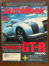 AUTOWEEK Magazine October 31 2005 Nissan GT-R BMW Z4 Porsche Boxster S Daihatsu - £2.32 GBP