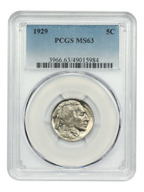 1929 5C PCGS MS63 - $101.85