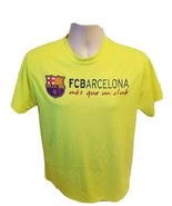 FCB FCBarcelona Mes Que Un Club Soccer Adult Medium Green Jersey - £23.42 GBP