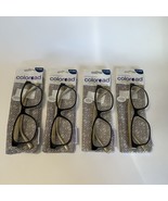 LOT OF 4 FOSTER GRANT  READING GLASSES +1.50 NEW WITH CASE - $28.47 CAD