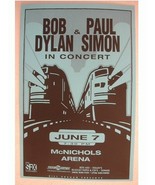 Paul Simon Poster Concert Poster of And Garfunkel &amp; Denver - $493.72 MXN