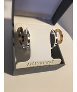 Argento Vivo 2 Pairs SMALL HOOP EARINGS SET STERLING SILVER NEW - €41,71 EUR Argento Vivo 2 Pairs SMALL HOOP EARINGS SET STERLING SILVER NEW - €41,71 EUR