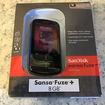 SanDisk Sansa Fuze + (8GB) Digital Media MP3 Player NEW Black - $2,528.39 MXN