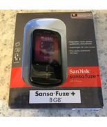 SanDisk Sansa Fuze + (8GB) Digital Media MP3 Player NEW Black - $2,528.39 MXN