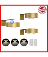 Versatile Wireless Magnetic Picture Lights with Timer &amp; Remote - Set of 3 - $46.81 CAD
