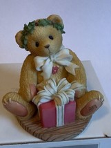 Cherished Teddies Margy 475602 - I&#39;m Wrapping Up A Little Holiday Joy To Send - £4.40 GBP