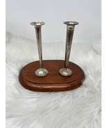 Reed and Barton #78 &amp; Fisher Sterling Silver ~6” Weighted Bud Vases GW 74G - $148.99