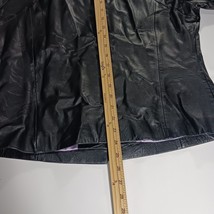 Wilson's Leather Pelle Studio RN#69426 Black Men's Jacket Full Zip Size Large image 6