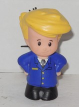 Fisher Price Current Little People Eddy Blonde with Blue Suit FPLP - $5.03