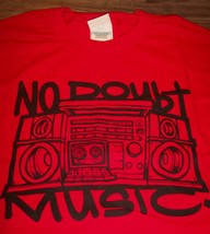 Retro No Doubt Boom Box Music Band T-Shirt Xl New Gwen Stefani - £15.58 GBP
