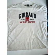 Vintage Marithe Francois Girbaud T-Shirt Men&#39;s Size XL White Graphic Print - £33.62 GBP