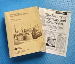 Book - Turning Points In American Electrical History &amp; Laminated Tie In Pages - £24.44 GBP