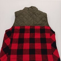Maurices Woman’s Size Large Buffalo Plaid Flannel Quilted Vest Full Zip Pockets image 14