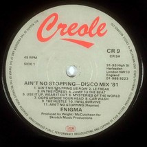 Enigma - Ain't No Stopping - Disco Mix '81 [7" 45 rpm EP] UK Import PS / DJ's ! image 2