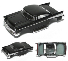 2023 HO Scale AFX’tras 1957 Lowered Custom ’57 Chevy Bel Air Slot Car BODY Black - £13.58 GBP