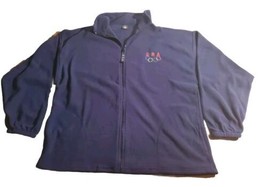 VTG 90s USA Olympics Jacket Mens 2XL Fleece Full Zip Sweater Made in the USA - £19.23 GBP