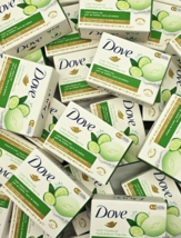 LOT OF 20 Dove Cream Beauty Bar Cucumber &amp; Green Tea 0.88oz Travel Size 20 Bars - $21.77