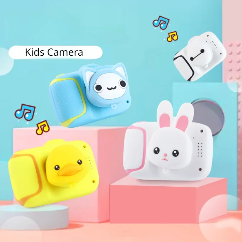 Kids Camera Mini Cartoon HD Digital Camera Boys and Girls Portable 1080P Camera - £10.33 GBP+