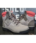 Timberland Field 6 Inch Waterproof Grey/Orange Nubuck Hiking Tactic Boot... - $190.74 CAD