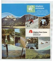 Allegheny Power System Booklet Allegheny Attractions 1970&#39;s - £14.24 GBP