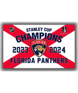 Florida Panthers Hockey Stanley Cup Champions Flag 90x150cm 3x5ft Best b... - €13,07 EUR