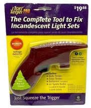 Light Keeper Pro Christmas Lights Bulb Fuse Tester Repair Tool + Spare ... - £18.76 GBP