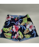 Tommy Hilfiger Mens Large Floral Tropical Blue Green Swim Trunks Shorts ... - $7.91