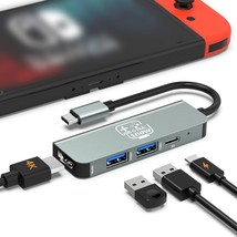 USB C Hub USB C to HDMI Adapter Docking Station for Nintendo Switch Swit... - £40.85 GBP