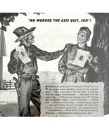 Colt WW2 Post War 1946 Advertisement Axis Of Evil Old Bill 38 Pistol DWCC11 - $69.99