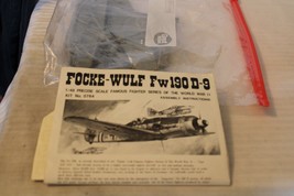 1/48 Scale Fujimi, Focke-Wulf FW 190 D-9 Fighter Model Kit #0764 BN NO Box - £31.32 GBP