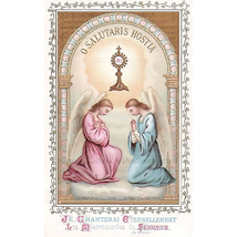 O Salutaris Hostia – O Saving Victim – 2 sizes based on a Vintage Holy Card – Ca - £8.53 GBP+