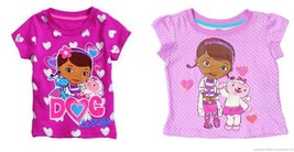 Doc Mc Stuffins Active Cotton Tees T-Shirts Nwt Toddler&#39;s Sizes 2T, 3T Or 4T - £7.63 GBP+