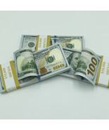  Realistic Prop Money 50 Pcs $100 Double Sided Full Print Realistic looks Real - £17.63 GBP