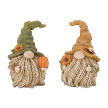 Fall Gnome (Set of 6) 5&quot;H Resin - £50.23 GBP