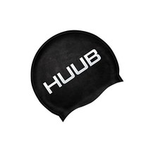 Huub Unisex Swim Cap, Black, One Size  - $17.00