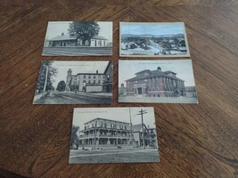 Lot of 5 Early 1900s GROVETON NH Postcards  Railroad Station Tavern State St. + - £29.72 GBP