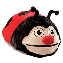 Muncheez Stuffed Animal Toy Storage for Children, Ladybug - Perfect for Kids - S - £8.03 GBP
