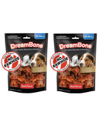 48 ct DreamBone Mini Beef Chew Bones Dog Treats NO RAWHIDE FREE EASY TO ... - $8.99