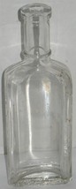Vtg A&amp;P Extract Rectangular Clear Glass Bottle Spice Prop Vase Barn Dig ... - $8.91