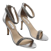 Nina Vauna Silver Women&#39;s Low Heel Shoes Subtle Elegance for Every Occasion - £36.14 GBP