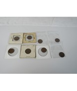 Lot of 8 Pennies 1 Indian Head 1906, 1919 S,  44 S,  (2) 55 S, 57 D,  58... - $177.47 MXN