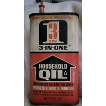Vintage 3-In-One Oil Can 1/2 Pint Can Economy Size Handy Oiler Embossed ... - $185.45 MXN