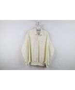 Vintage 90s Streetwear Mens Size Large Blank Collared Pullover Polo Shir... - $912.21 MXN