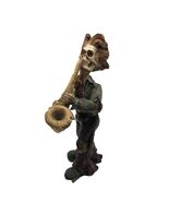 Jazz Skeleton Playing the Saxophone Halloween Decorations 5&quot; Figure Hall... - €9,42 EUR