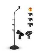 5 Core Mic Stand Floor Adjustable Universal Heavy Duty Gooseneck Microph... - €28,34 EUR
