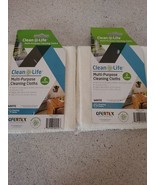 2 Sets of 2 Clean Life ECO Friendly Multi-Purpose Cleaning Cloths Reusea... - $17.70