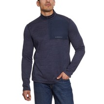 G.H. Bass &amp; CO. Mixed Media 1/4 Zip Fleece Long Slv Top BLUE Men&#39;s Sz L NWT - $399.85 MXN